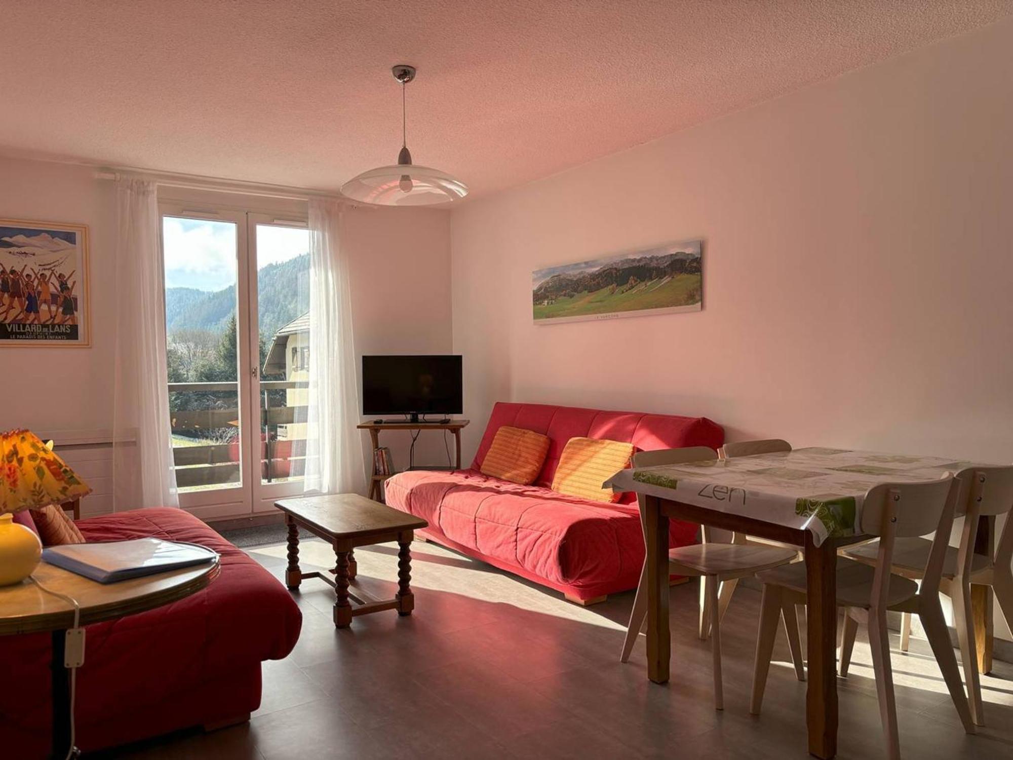 Appartement Cosy, Balcon Sud, 2 Chambres, Parking Gratuit A 10 Min Du Centre Et Proche Ski ! - Fr-1-548-4 Виллар-де-Ланс Экстерьер фото